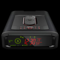 Vaultek DS5i Smart Station ViSN Biometric with digital display and wireless charging features.