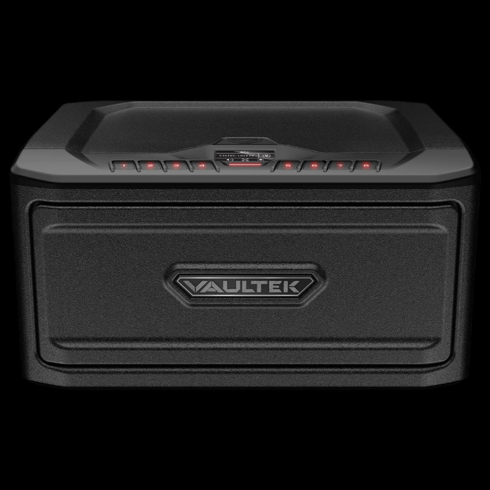 Vaultek MR Series Essential Safe front view, durable design with quick access features and modern aesthetic.