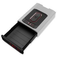 Vaultek DS5i Smart Station ViSN Biometric quick access safe for handguns and personal belongings.