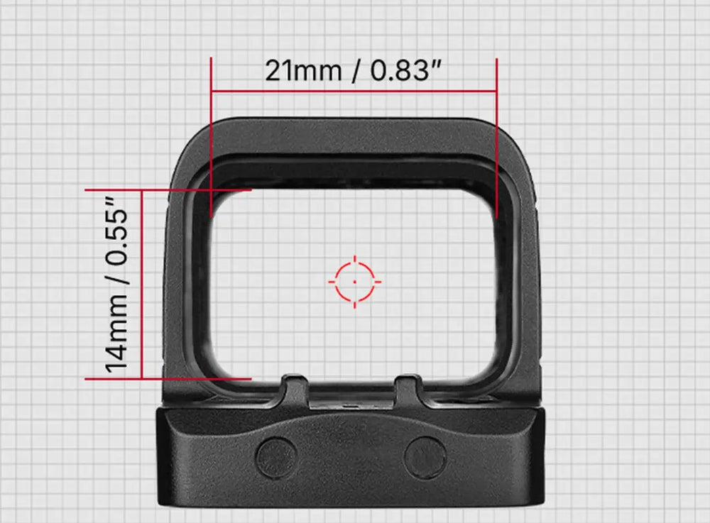 Osight S 2 MOA Dot & 32 MOA Circle with OAL Material