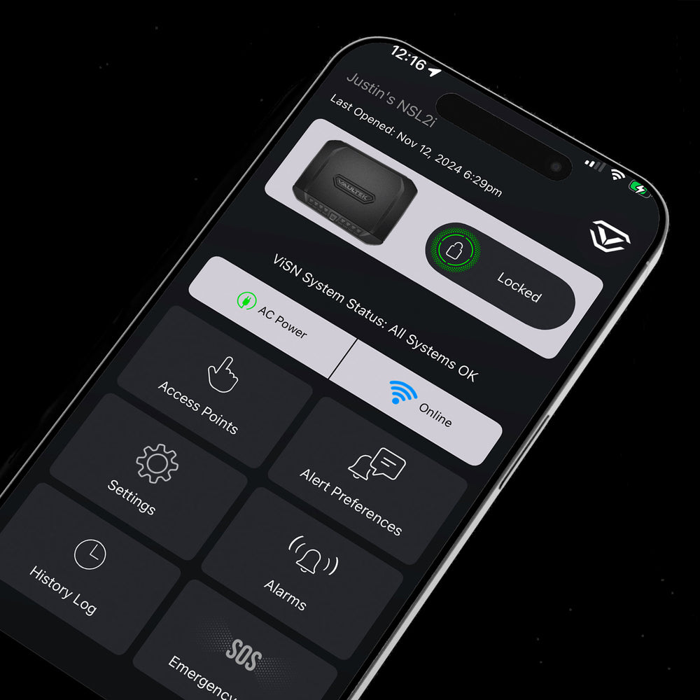 Vaultek 30 Series ViSN Biometric