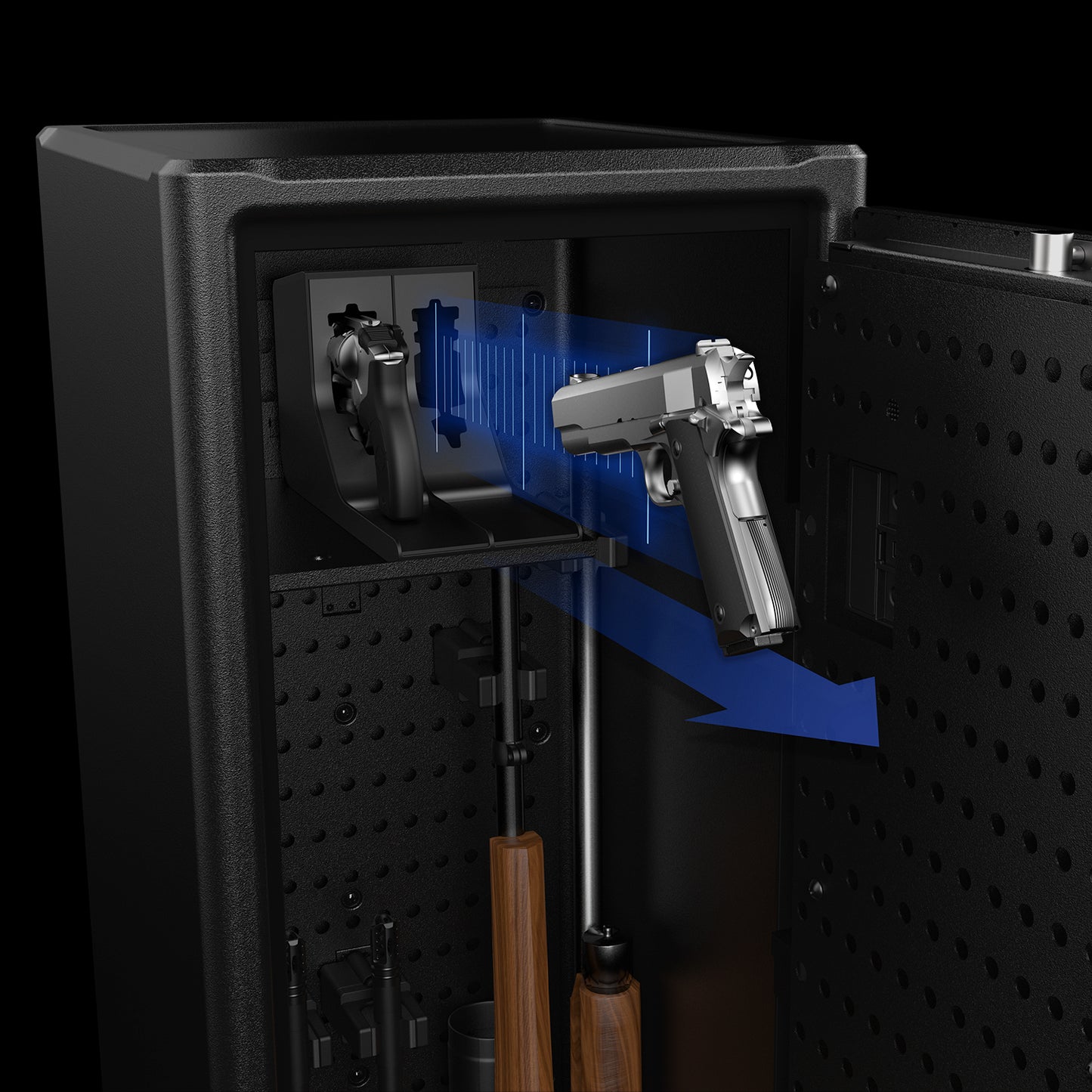 Vaultek ViSN RS800i WiFi Biometric Smart Rifle Safe