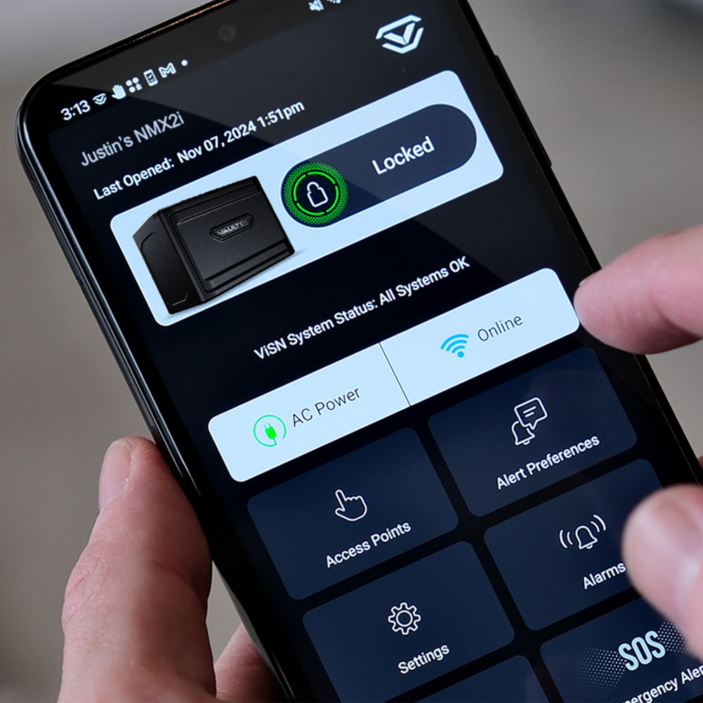 Vaultek ViSN MX - Wifi Biometric