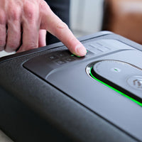 Person using the keypad of the Vaultek DS5i Smart Station ViSN Biometric safe.