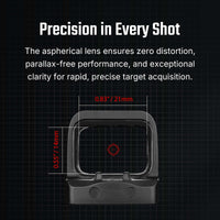 Osight SE Enclosed Optic with RMSc Footprint and Replaceable Battery
