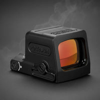 Holosun EPS Carry red dot sight on a black background