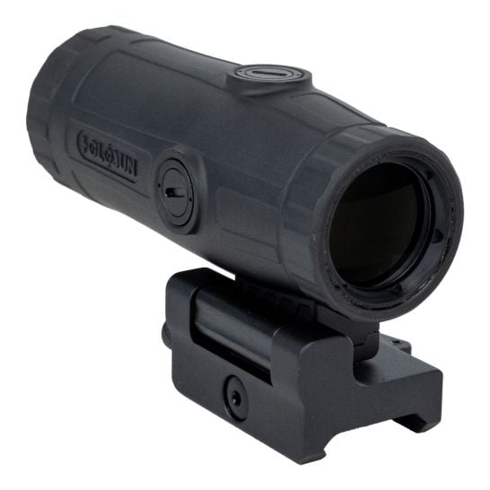 Holosun HS510C & HM3X Combo - close-up of the Holosun HM3X Magnifier with a rugged design and mounting system.