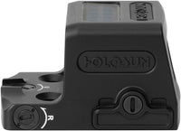 Holosun EPS Carry MRS 2MOA side view showing controls and design features of the enclosed handgun sight.