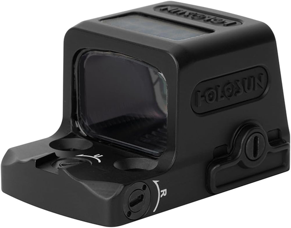 Holosun EPS Carry MRS 2MOA reflex sight with aspheric lens and ultra-low dot height for subcompact handguns.