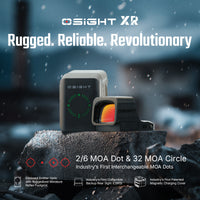 Osight XR Enclosed Red Dot Sight with RMR Footprint and 2/6+32 MOA Multi-Reticle System