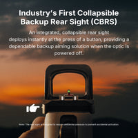 Osight XR Enclosed Red Dot Sight with RMR Footprint and 2/6+32 MOA Multi-Reticle System