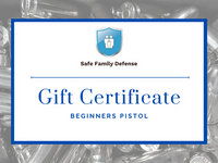 Beginners Pistol - Gift Certificate