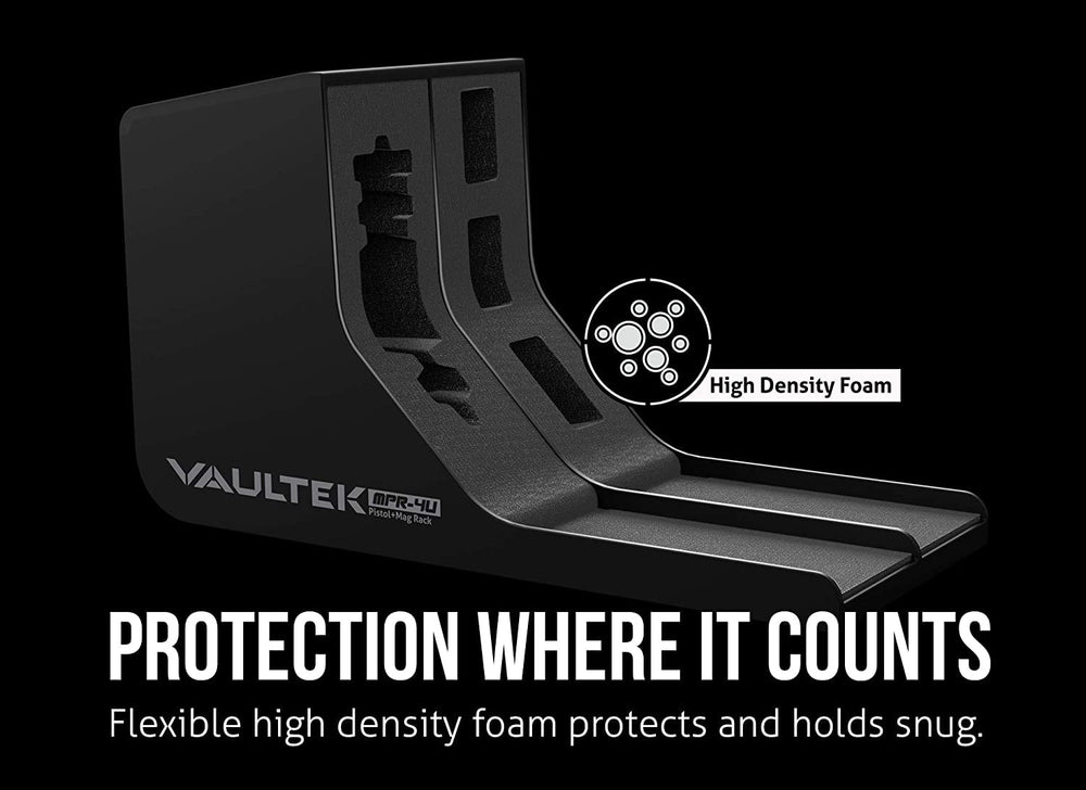 Vaultek Universal Pistol Rack w/ Three Mag Slots