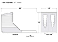 Vaultek Universal Twin Pistol Rack