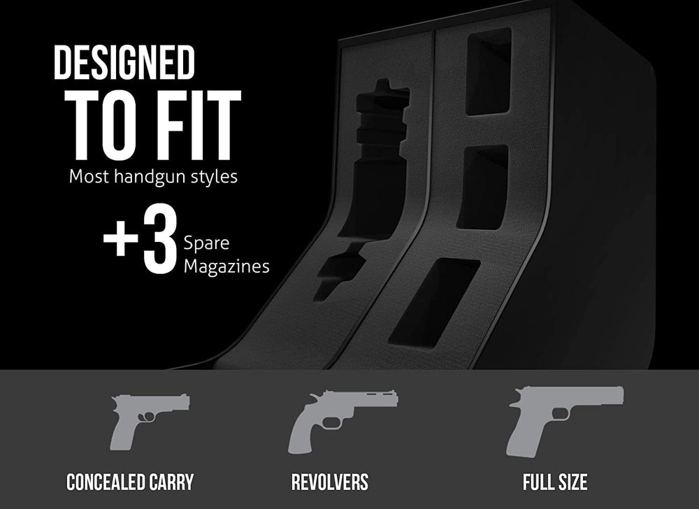 Vaultek Universal Pistol Rack w/ Three Mag Slots